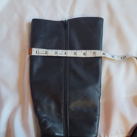 Black Heeled Boot Justfab Dosha Women's Size 9 - Picture 12 of 14